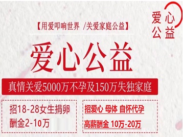 樊城捐卵助孕生子 爱心志愿者招募